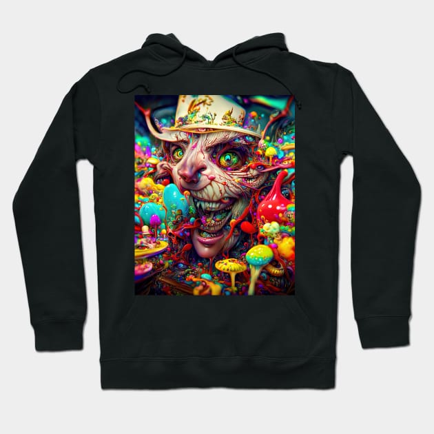 Fear and Loathing in Wonderland #6 Hoodie by aetherialdnb